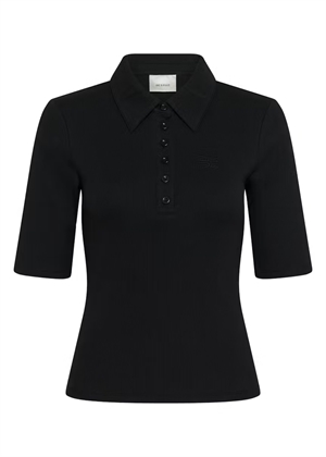Drew polo bluse Black Gestuz 